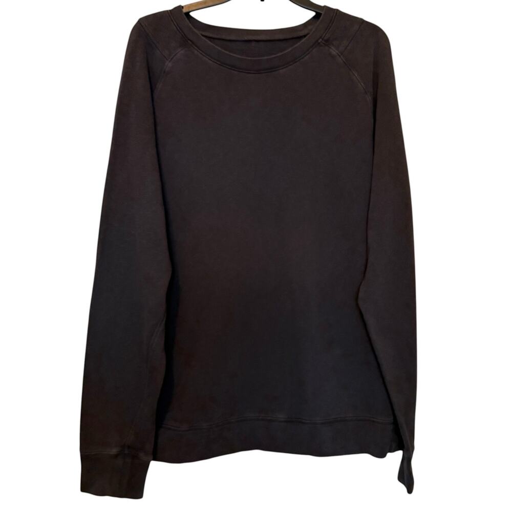 Lululemon Studio Long Sleeve Sweatshirt French Terry Gray Mens XL